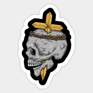 Sword skull Sticker